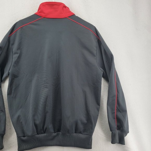 MacGregor Jacket Men's Long Sleeve Full Zip High Neck Zippered Pockets Gray Lg - Picture 11 of 12